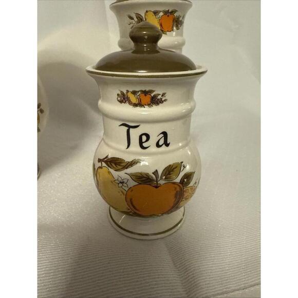 Vintage 1950’s Fruit festival canisters Webb Japan - Picture 9 of 15